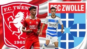 Zwolle dan Twente Berbagi Poin dalam Laga Sarat Emosi di Eredivisie
