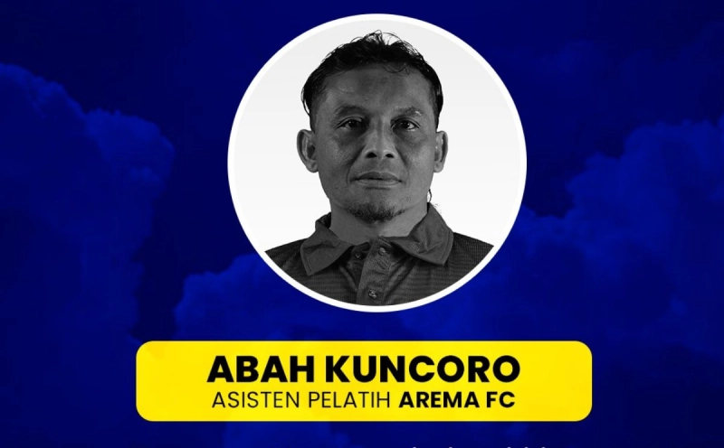 Unggahan duka Arema FC atas wafatnya Abah Kuncoro, asisten pelatih dan legenda klub