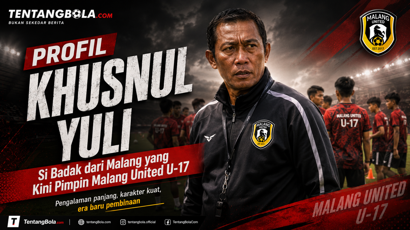 Profil Khusnul Yuli pelatih kepala Malang United U-17