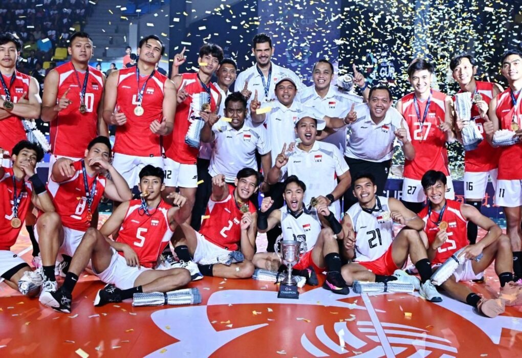 Voli Indonesia peringkat 43 dunia setelah juara AVC 2026