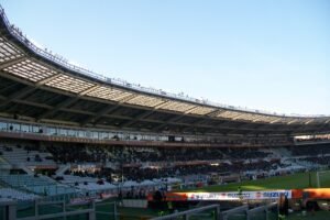 Tribun utama Stadio Olimpico Grande Torino pada Januari 2020